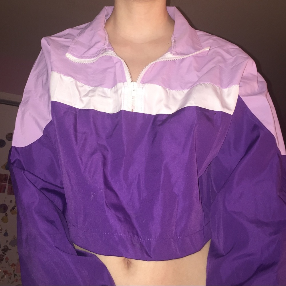 Purple Windbreaker